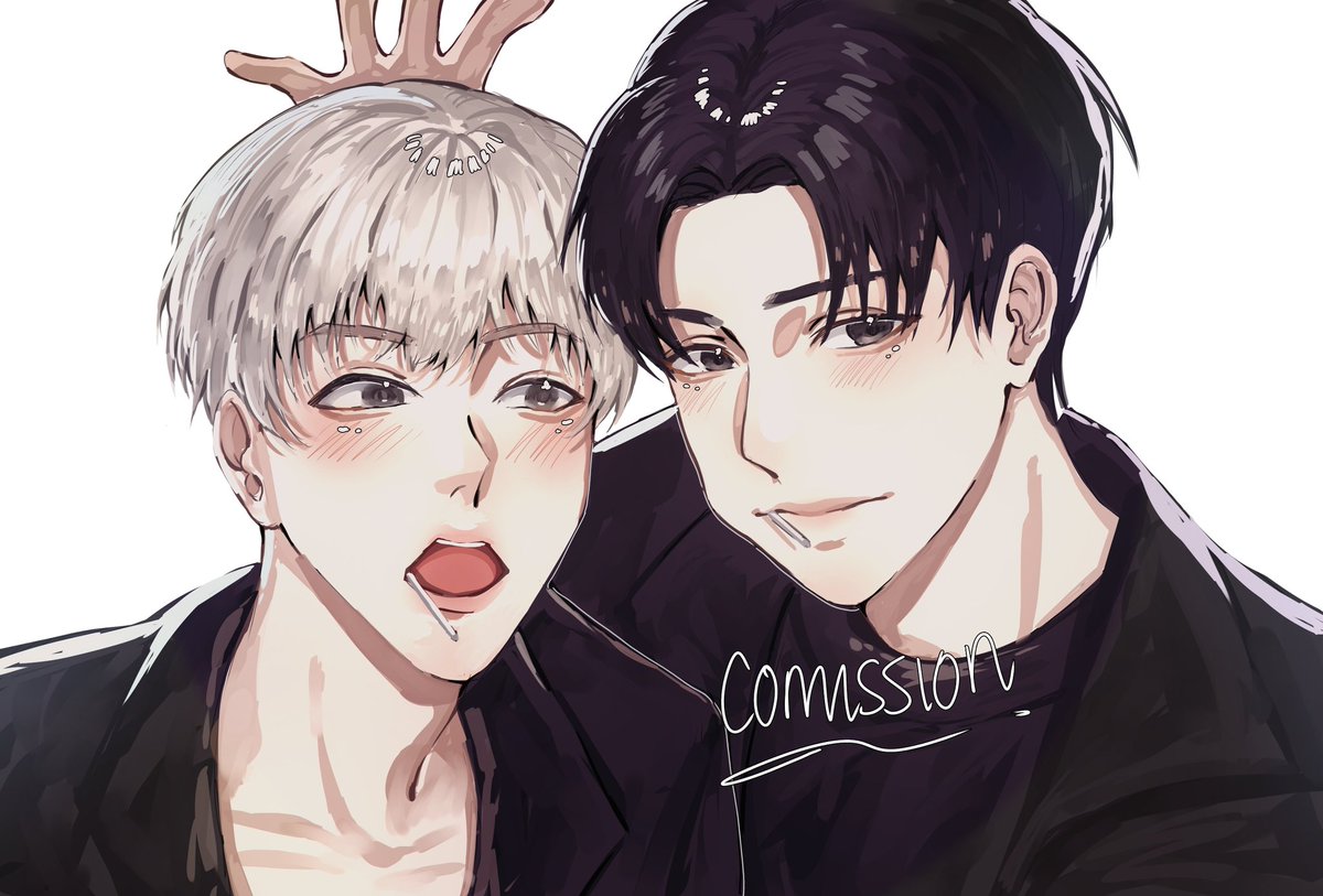 Ya7761's tweet photo. Happy Pride Month everyonee!!
to celebrate this month I want to open an art commission,bust up couple only for $20 on Vgen!! Any kind of couple!!(Queer&amp;Straight)
Check out my Vgen guyss
https://t.co/5A4FRiUcrM

#Pridemonth #art #artistsoftwitter #artistofx #comission #artmoots https://t.co/40SIZv08lD