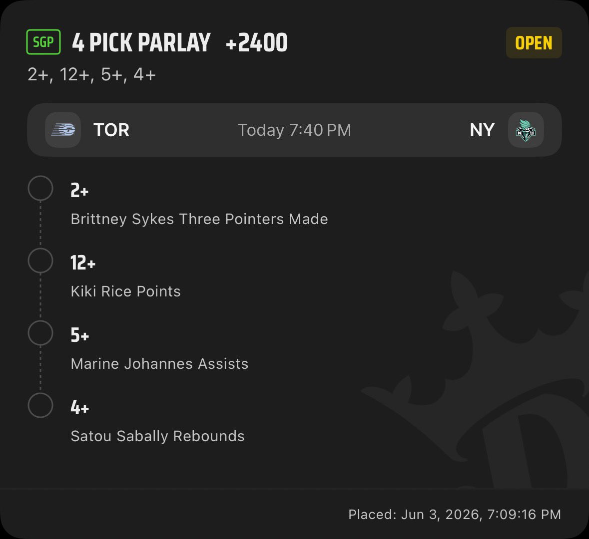 SprinkleMann's tweet photo. Just sharing my plays … I played all straight https://t.co/RsGwACkCdx