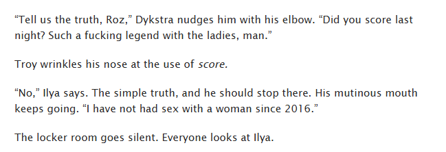 Ilyaspaghetti's tweet photo. guys please go read this hilarious fic where ilya gets cursed to always tell the truth😭😭😭 https://t.co/PyozTc01EW
