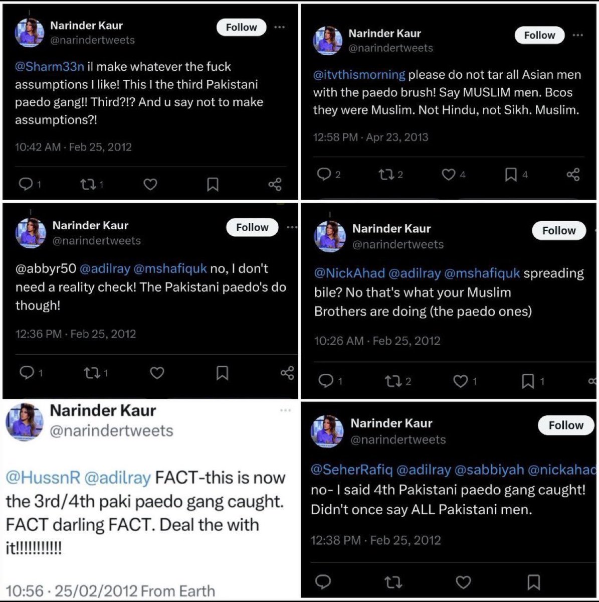 LyonsTruths's tweet photo. @Trumpsgota84673 @narindertweets @georgieAM @BBC Oh she is. Lots of history. 

Just a small sprinkling here https://t.co/SA9AHhGBKJ