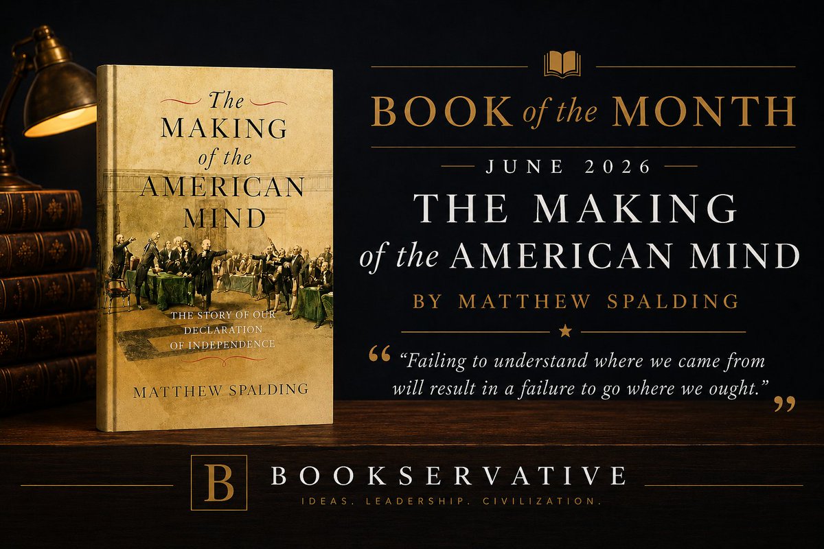 Bookservative's tweet photo. Failure to understand where we came from will result in failure to go where we ought.
My review of Matthew Spalding's The Making of the American Mind, now live on Bookservative: https://t.co/Mns136DfU3
@CalebAGerber @Hillsdale https://t.co/ZLQxZ2tN5H