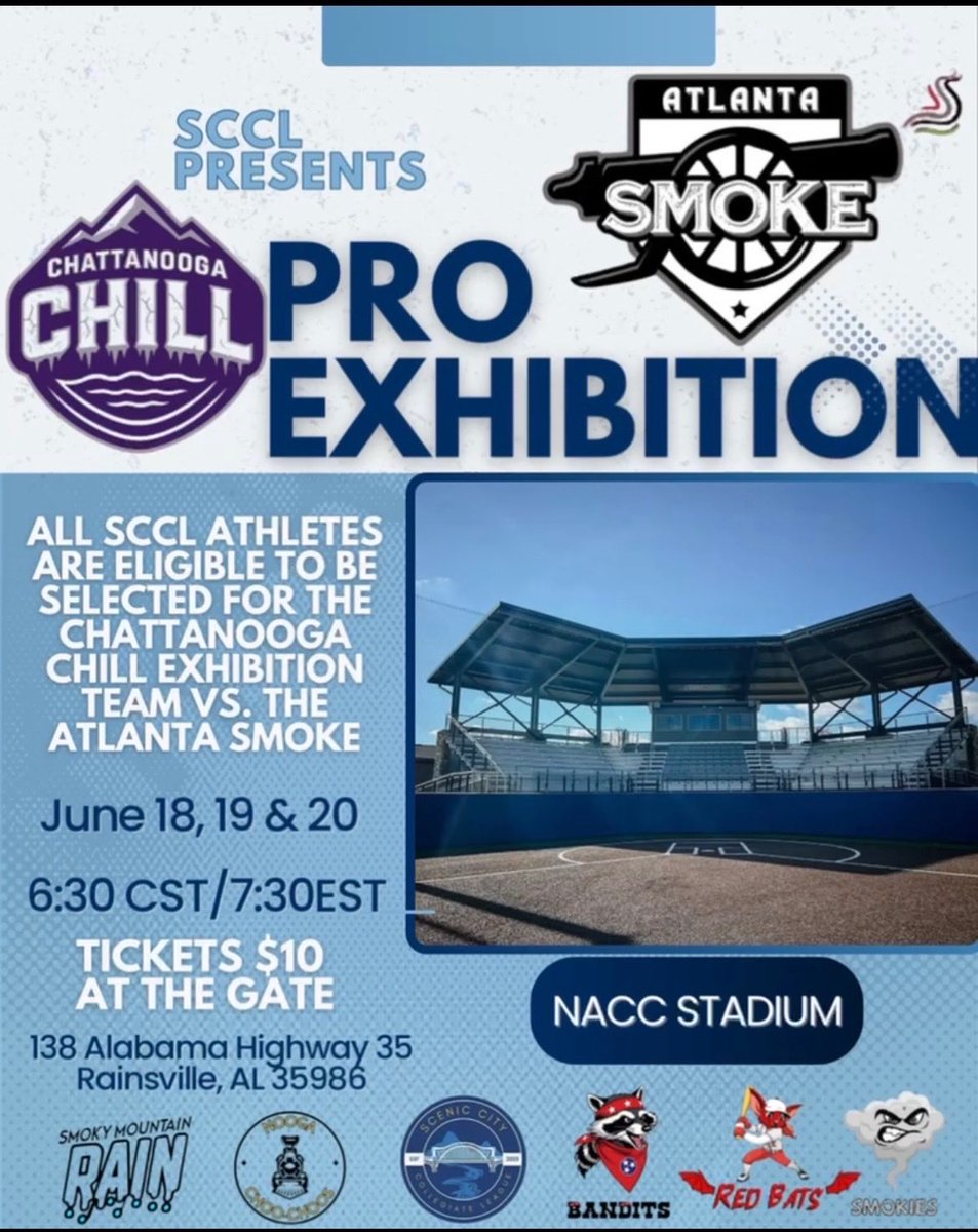 JoeGuth08812179's tweet photo. Come see us!  First time having pro softball in the Northeast Alabama area. Great venue at Nathaniel Ledbetter Stadium on the campus of Northeast Alabama Community College. Home of the 2026 NJCAA Division I Softball National Champions! https://t.co/zhAqu7SodD