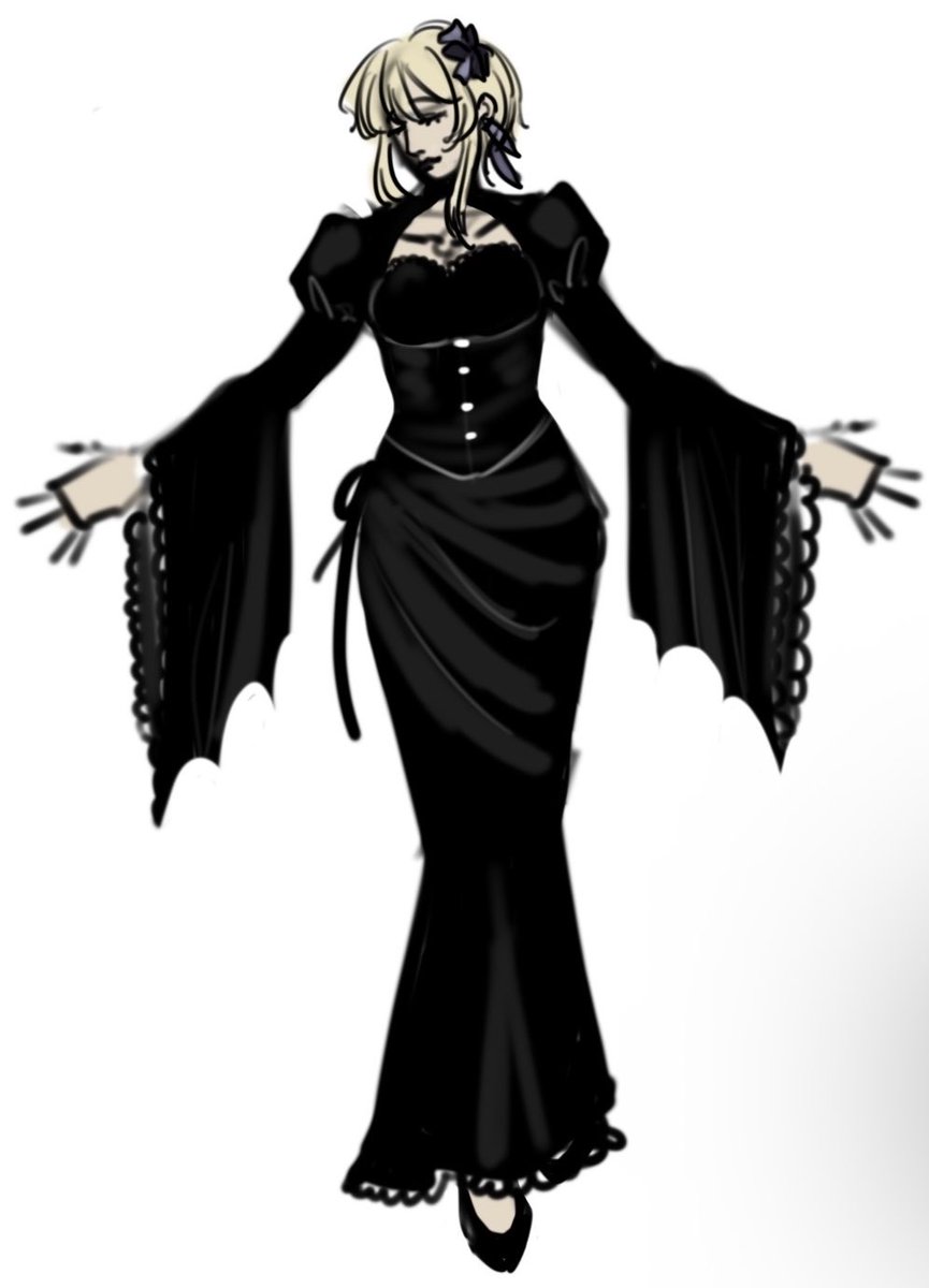 yasmiiey's tweet photo. Gothlumi sketch 🦇 #lumine #goth #genshin https://t.co/SAR35VQxno