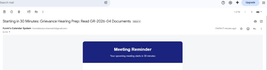 D_Hybridd's tweet photo. My favourite part?

Building systems that keep working after you've logged out.

Email → Task
Meeting → Reminder, 30 minutes before
Inbox → Daily Digest, at 8:30am everyday 

Less remembering.
Less chaos.

More room for actual work.

#VirtualAssistant #ExecutiveVA #Automation https://t.co/ksBpyabVIs
