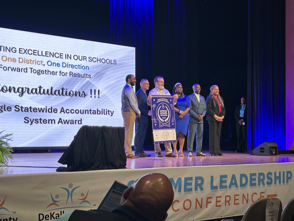 DCSDSecondary2's tweet photo. 🏆✨ SLC Day 3

Congratulations to our Secondary Area 2 schools recognized today for outstanding achievement and multiple state distinctions! 🎉

The results speak for themselves—we are #WorkingOnWinning!
@DeKalbSchools
#Secondary2 #EveryVoiceEveryRoleEveryWin https://t.co/LwTfcmE7Kz