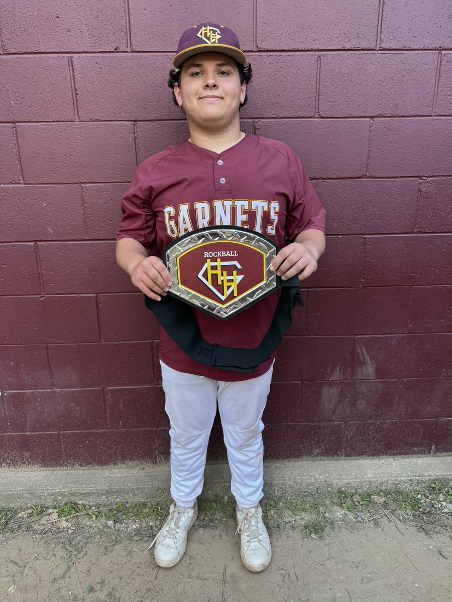HHRockball's tweet photo. Garnets win 8-6 over Cedar Creek in the Semifinals of the NJSIAA South Jersey Group 2 State playoffs. 

CJ Lovelidge earns the win on the mound. 

#Garnets #Rockball https://t.co/8U4B5J8q4v