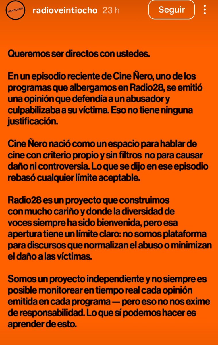 contramascaras's tweet photo. 🔵Piden reportar a programa transmitido en #Radio28. en Cholula, por difundir contenido que justifica o normaliza el abus0 infantil 🔵Dicho programa se llama #CineÑero y supuestamente ya fue cancelado de manera definitiva, según un comunicado de #Radio28 https://t.co/ttldb2gosX