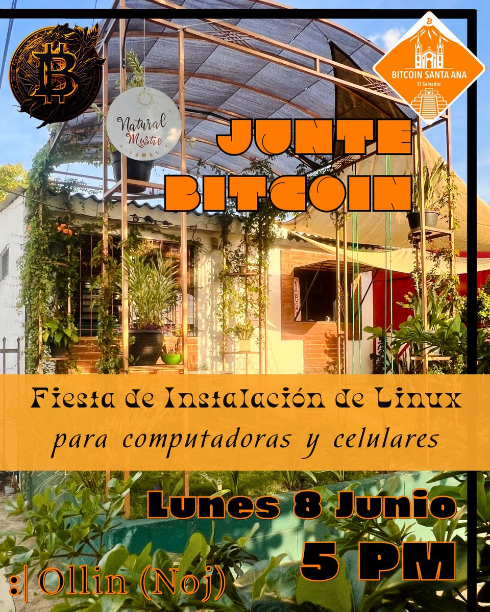 la_hojita's tweet photo. ¡Todos invitados a llevar una compu y/o un teléfono a nuestra primera Fiesta de Instalación de Linux!, este lunes 8 de junio, 5 pm, en el café/tienda orgánica "Natural Mystic", a una cuadra de la Universidad Nacional, en Santa Ana. https://t.co/dM25omXl80