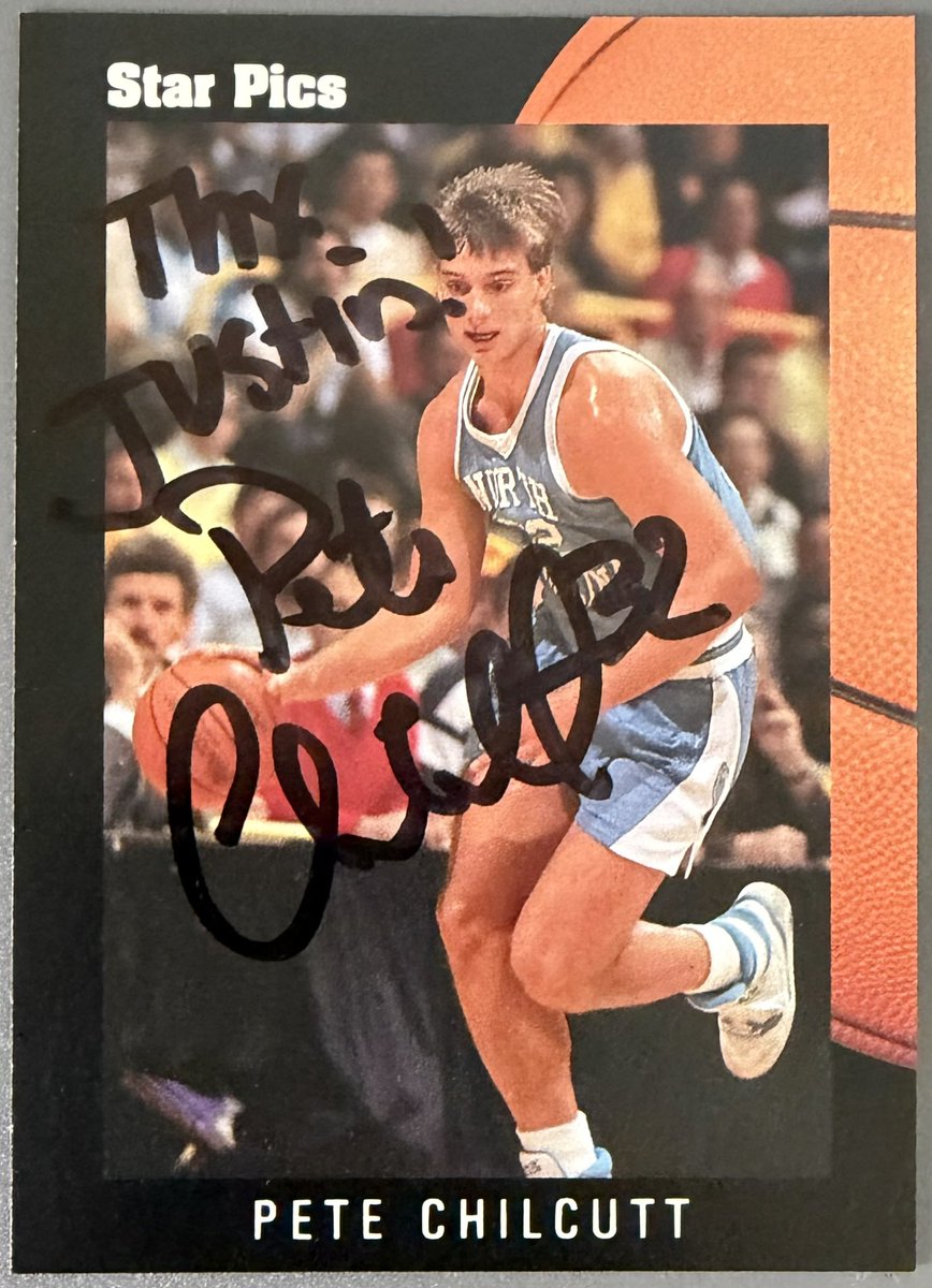 CharmCityGraphs's tweet photo. Pete Chilcutt signed 1/1 #ttm in 3 weeks https://t.co/8oQJbjBjQJ