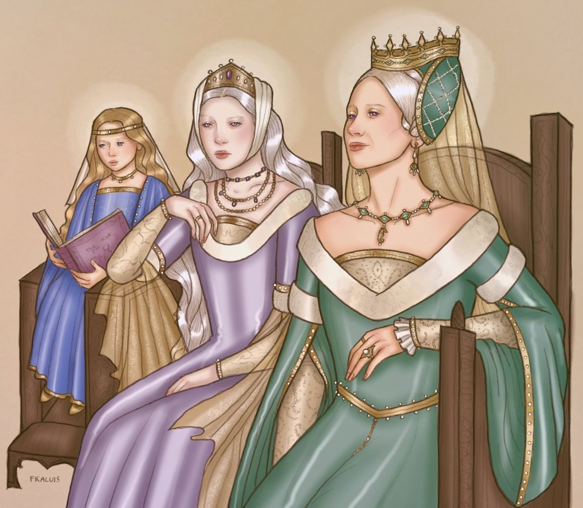 rhaenafiles's tweet photo. “As a little girl, she often hid behind her mother’s skirt or clung to her father’s leg in the presence of strangers… but she loved to feed the castle cats, and always had a puppy or two in the bed”

🎨 — @fkadaenerys https://t.co/EiwI5d5KJq