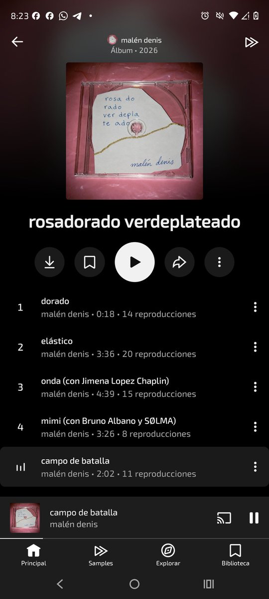 blackboxgnosis's tweet photo. Quizá no es necesario hacer público todo. A veces hay que guardarse las cosas para uno. Cómo cuando uno hace una banda de rock con amigos solo para divertirse. Espero que se banque las críticas. https://t.co/So3r128kPu
