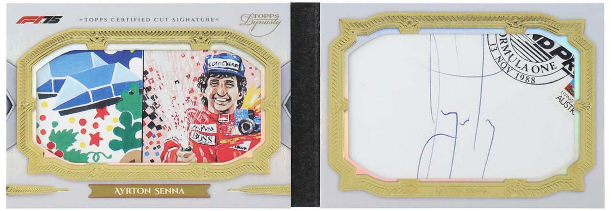 A 1/1 card of a F1 LEGEND 🏎️ Available now in our HISTORIC