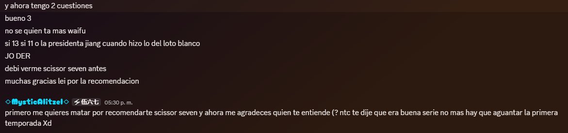 MysticAlitzelVT's tweet photo. primera vez que veo a alguien que pone como waifu a jiang en scissor seven (¿ https://t.co/yGqIZiymj5