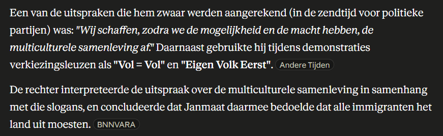 HommesLars's tweet photo. @RVDV040 @Geven_RC @ruud_1111 Wat doe jij dan als je opkomt voor je cultuur? En wat kan je er verifieerbaar van aantonen? Hans Janmaat is veroordeeld op basis van een interpretatie van een rechter die er wat anders van maakte dan wat hij echt heeft gezegd. Kunnen rechters fouten maken. Kunnen ze corrupt zijn? https://t.co/vuifM5tyeL