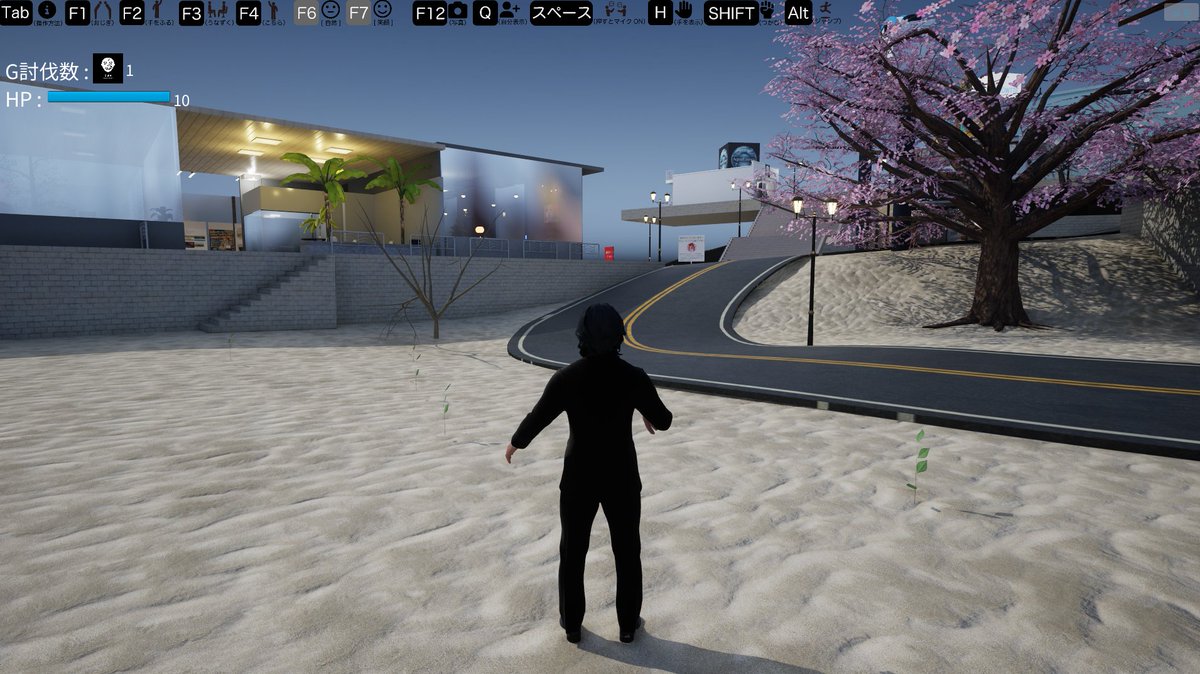 GreenShopVR1's tweet photo. G討伐の成果なのか、それともワールドの息遣い？

GSVRの砂漠地帯に、緑の癒やしとなる木が成長してました🌳

ゆるやかに変化しています😃🕑
雨の日の散歩にもオススメです！
お問合せも受付中✨🚀

#GSVR #メタバース #生命力 #緑 #メタバース #ショッピング https://t.co/C6FLNrv2Un