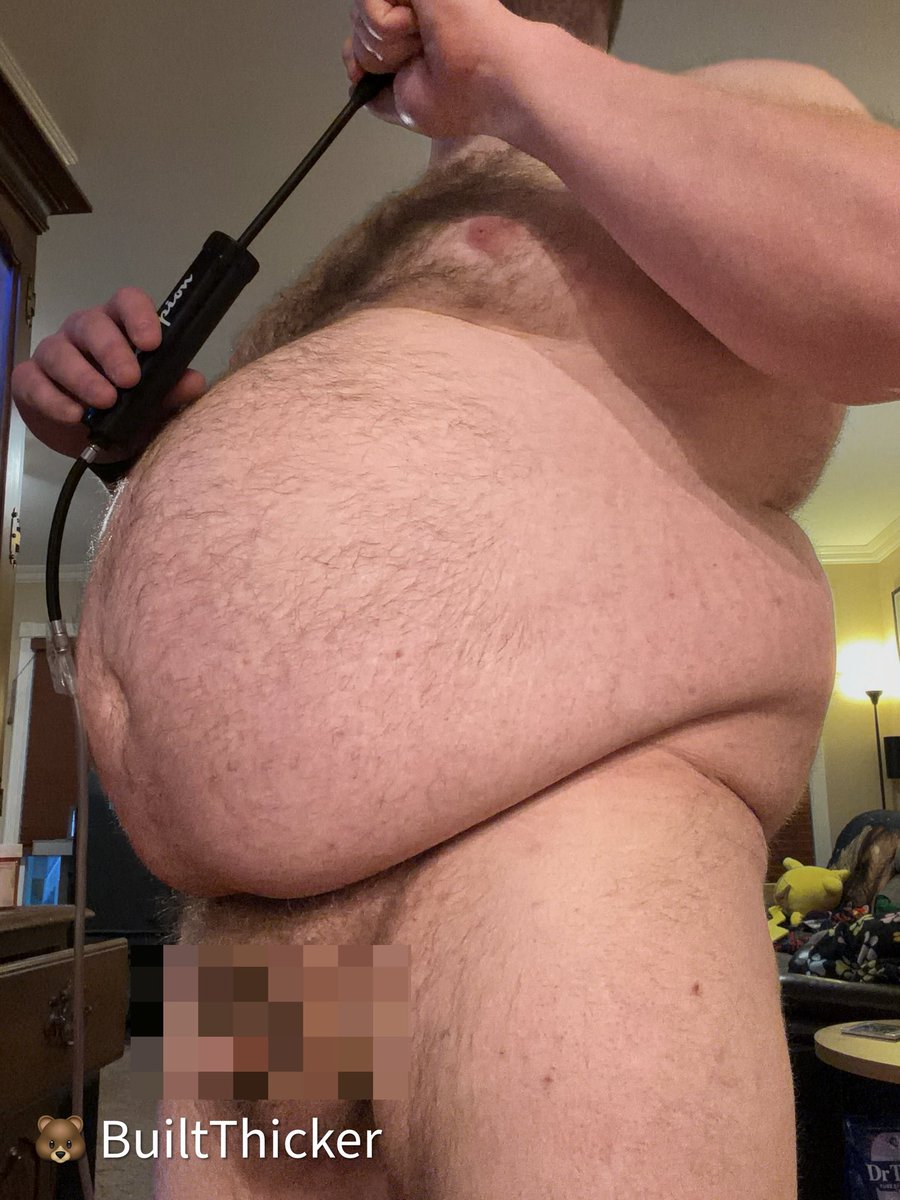 BuiltThicker's tweet photo. Rapid inflation video is up on OF. It always ends the same way. 😏 https://t.co/6BjV9xgS3W