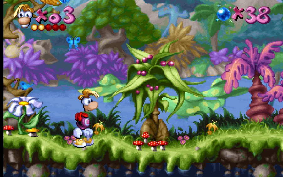 quadripoly's tweet photo. @ServeTheServine 50th time im saying this but rayman has always had a surrealist, painted, dreamy storybook charm to its games that always stood out among competitors

retold looks like an everyday triple A fantasy game
its not so much that its generic that it just ignores the original charm https://t.co/6B9o55Dysh