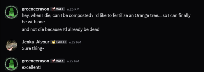 greenecrayon's tweet photo. making plans with the hubby for my death, you know, like one does... because it's how we roll https://t.co/ZT6O0dJ5XM