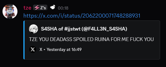 S4SHA of #jjstwt tweet media