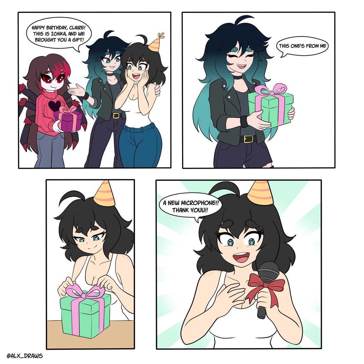 alx_draws's tweet photo. A commission that @AuraZyran requested from me for my birthday (which was on the 20th)!
Thank you so much!! <3 https://t.co/eKztHVQLDJ