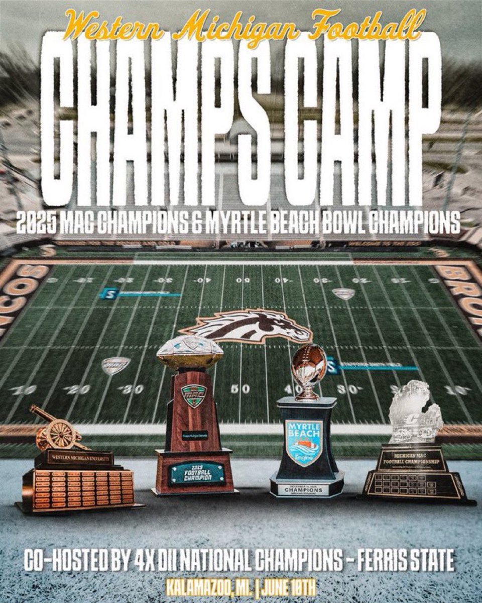 CamAllenFB's tweet photo. Sign up for camp before it is too late! Almost sold out! Great opportunity to get evaluated by all levels!

🔗 https://t.co/pndknSTqg3

✅ P4 Programs
✅ MAC Champs
✅ FCS Programs
✅ DII National Champions
✅ DII & DIII Programs

🔗 https://t.co/pndknSTqg3

Don’t be scared to be great!