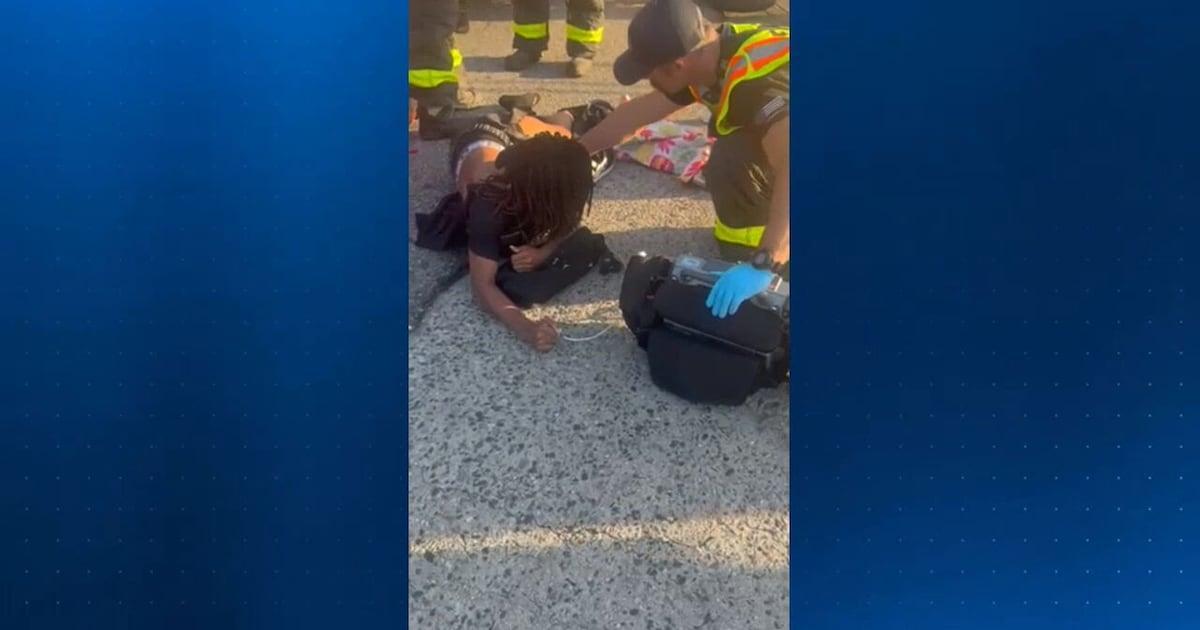 wsbtv's tweet photo. Teen hit by car while riding e-bike home from football practice. Police say it’s his fault https://t.co/3J4qzwG3zZ https://t.co/ul4Fxmd5ID