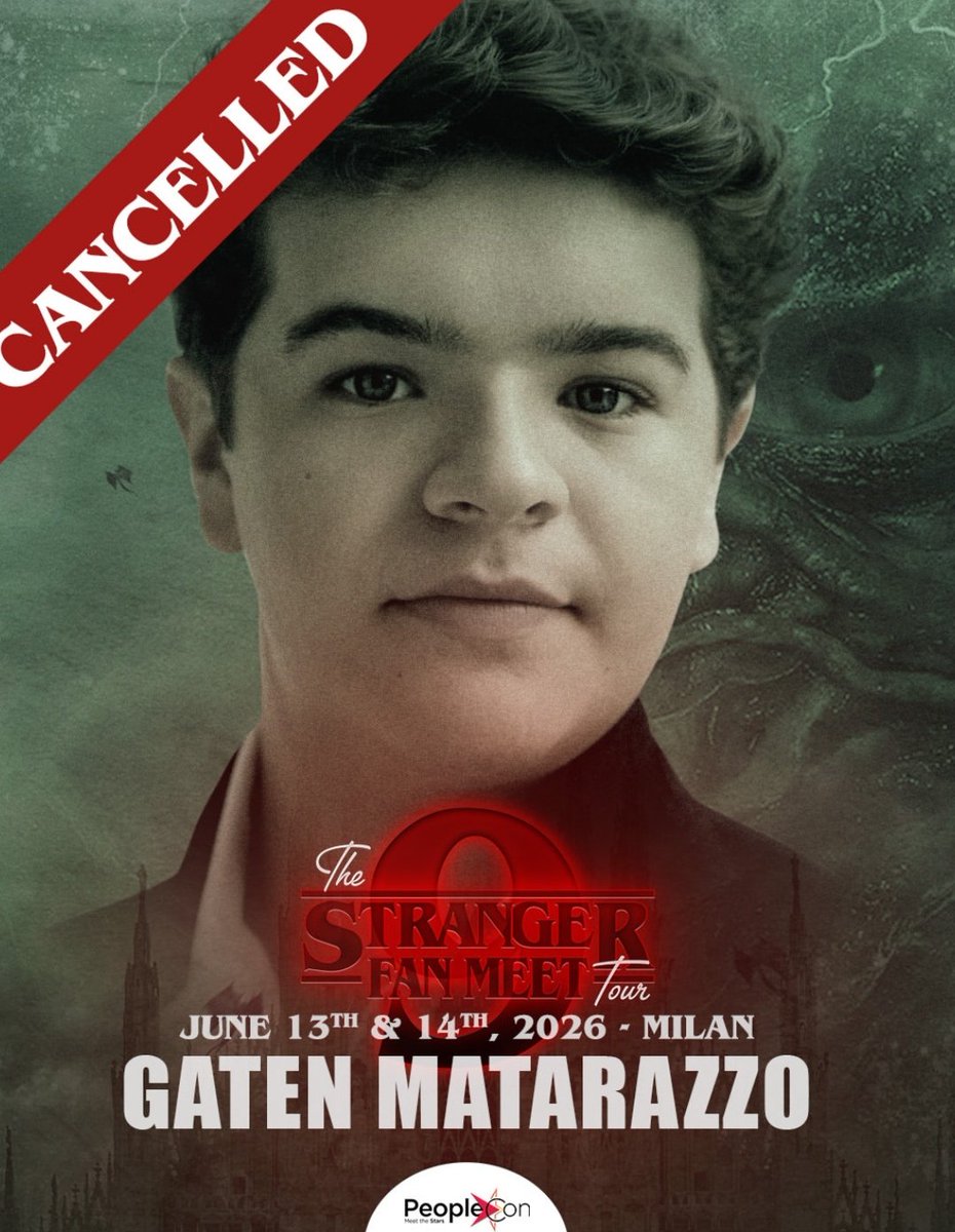 SThingsFan11_'s tweet photo. 🧨 OFICIAL

❌️ Gaten Matarazzo no estará en el Stranger Things Fan Meet 9 en Milán (13-14 de Junio).

✅️ Pero Jake Connelly, el pequeño Derek... ¡¡Sí estará en Milán!!

#StrangerThings https://t.co/aCd4Z28ndB