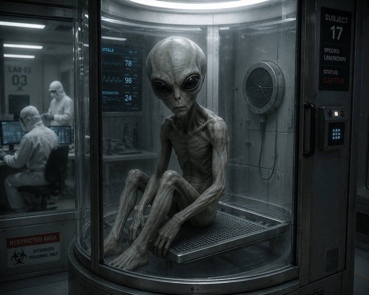 FakeAlienINV's tweet photo. We’ll never see an alien, simply because it’s all a hoax designed to distract people from other things they don’t want to draw attention to. We’ll never see anything alien, because the claim that they have bodies of the “Grays” is a lie. It’s all a big hoax.  Let's wake up, people.  Let’s not let them fool us again. This is no time to believe. The truth is not out there.
#UFO #UAP #CriticalThinking #Disinformation #Disclosure #NHI