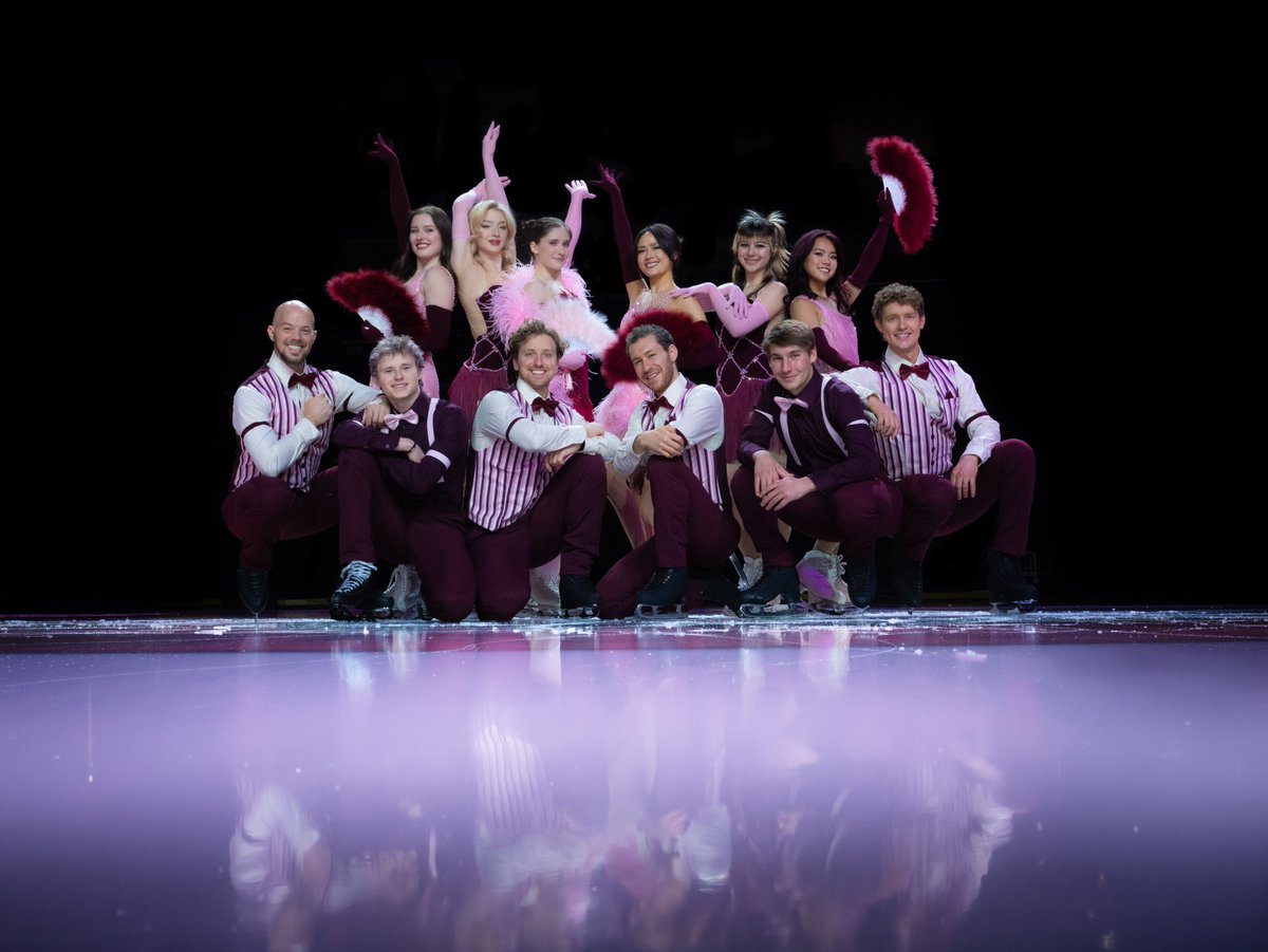 TheIliaSociety's tweet photo. Ilia Malinin with Danny O'Shea, Anthony Ponomarenko, Jason Brown, Andrew Torgashev, Evan Bates, Ellie Kam, Alysa Liu, Madison Chock, Isabeau Levito, Amber Glenn, and Christina Carreira in the official group photo for the "Too Darn Hot" performance of the 2026 Stars on Ice – U.S. tour.

📸 starsonice