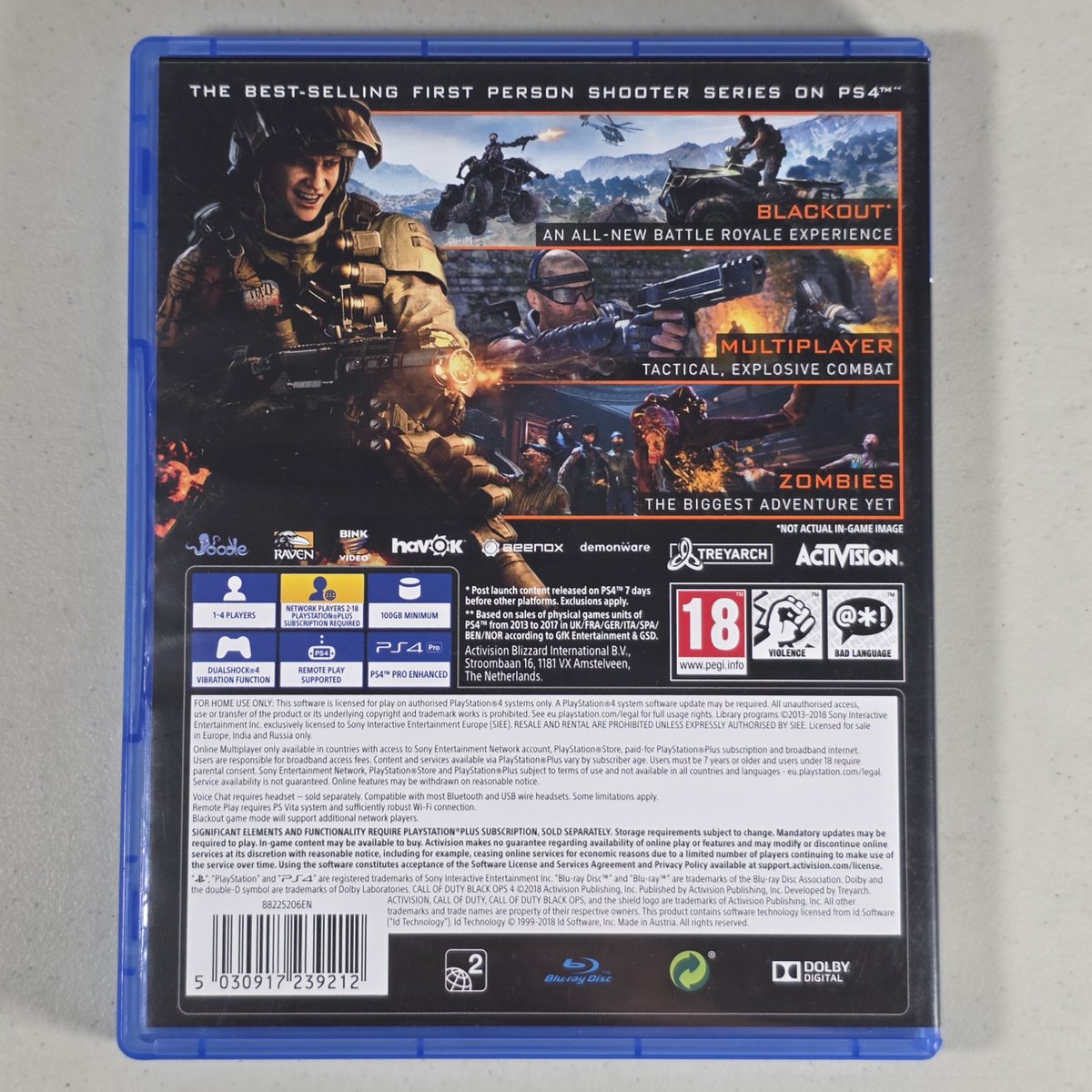 WereInStock's tweet photo. Call of Duty: Black Ops IIII Sony PlayStation 4

FOR SALE on our eBay Store for $9.98 + $4.99 for shipping: https://t.co/sjeA9u5WlI https://t.co/7tkT4qU8hB