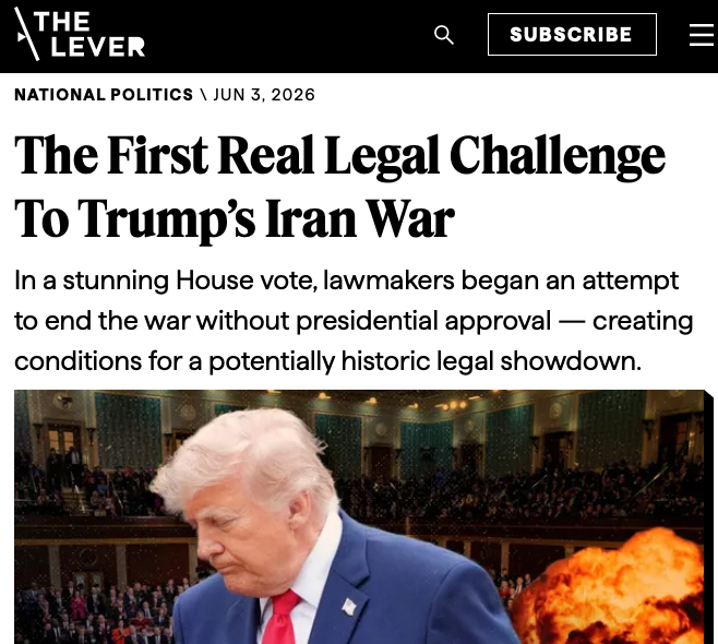 davidsirota's tweet photo. 🚨BREAKING: For the first time, Congress just voted to circumvent Trump &amp; unilaterally end the Iran War - and in the process, create conditions for an historic legal battle over war powers, if Senate Dems now force a vote.

What just happened in the House is a VERY big deal. https://t.co/yQOkriPk72