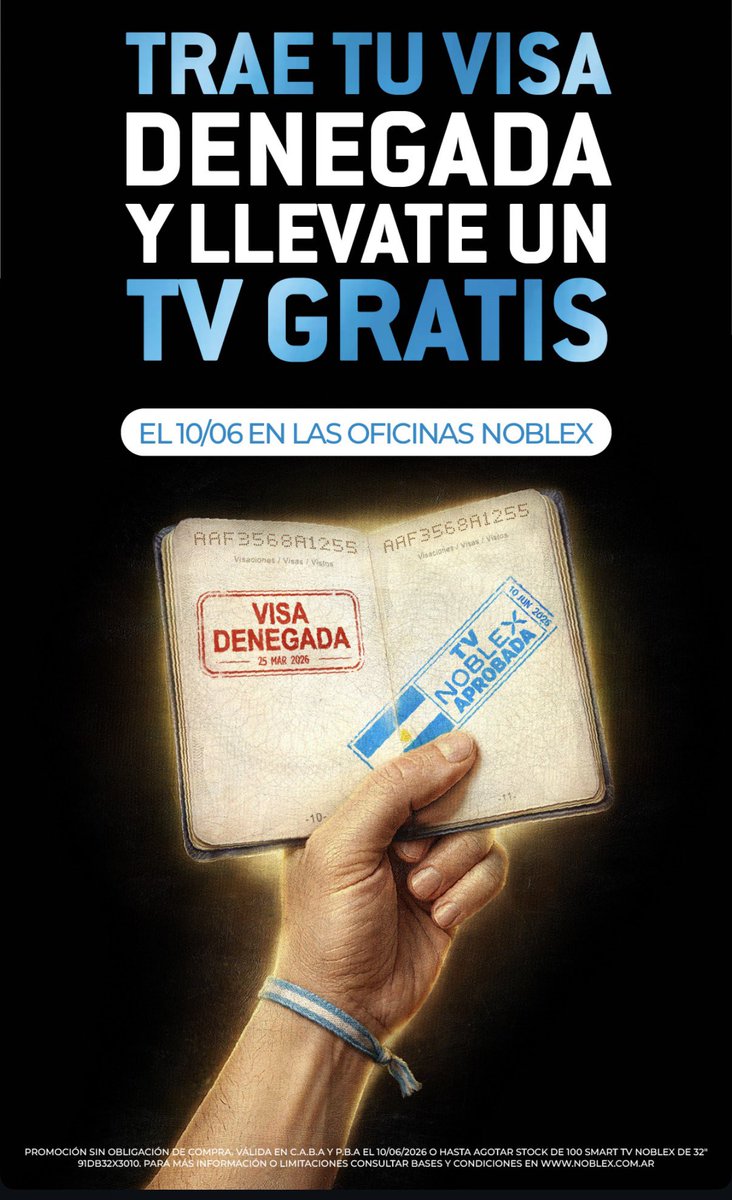 chicodlasmillas's tweet photo. TREMENDA PROMO DE NOBLEX https://t.co/0NzCq4aUHp