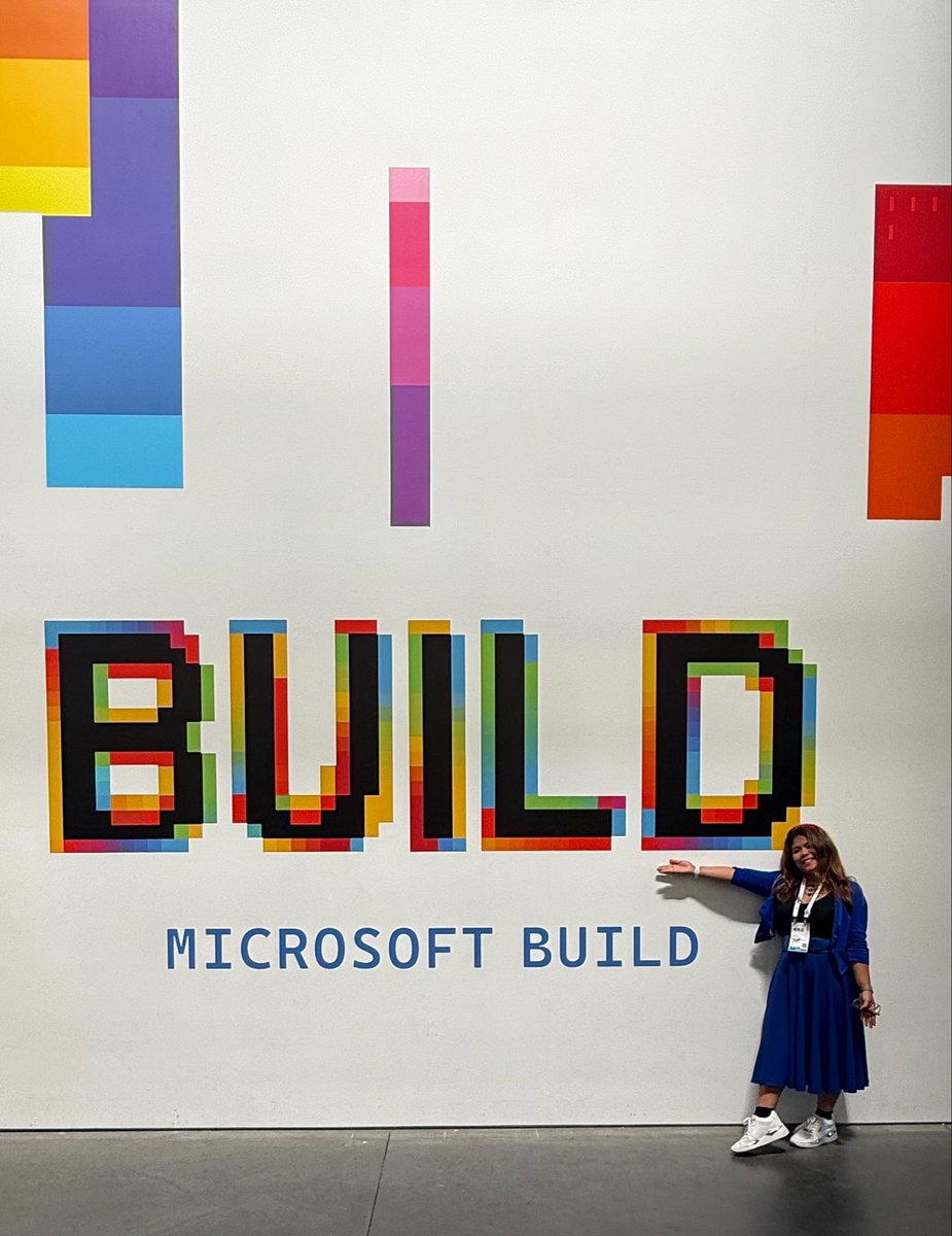 cjkodare's tweet photo. A photo with @microsoft #MSBuild sign at its Day 2 of the conference before I deliver my 2nd talk today 👩🏻‍💻✅

#developerconference #dev #dotnet #mvpbuzz https://t.co/gjCehmhToM