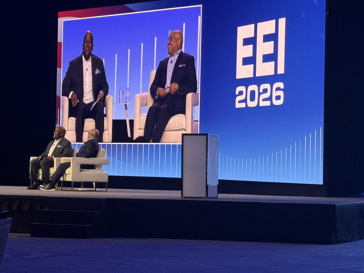 JayRoberson_10's tweet photo. Enjoying a legend in sports today at #EEI2026! The world renowned sportscaster @miketirico . #ThisisVolkert @NBCSports https://t.co/ktDgAiE2dm