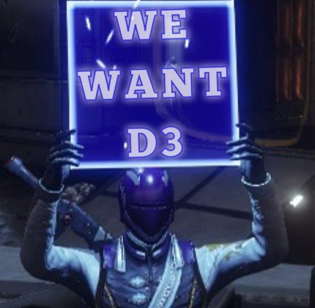 PerryPadley's tweet photo. @PlayStation #WeWantDestiny3 #D3 @PlayStation @Sony @PlayStationUK @PlayStationEU @PlayStation_LA @PlayStationAU @PlayStation_ME @PlayStationCA @PlayStationDE @PlayStation_BR @PlayStation_jp @PlayStationBE @PlayStationES @PlayStationGR https://t.co/lvJbcNq0Qw