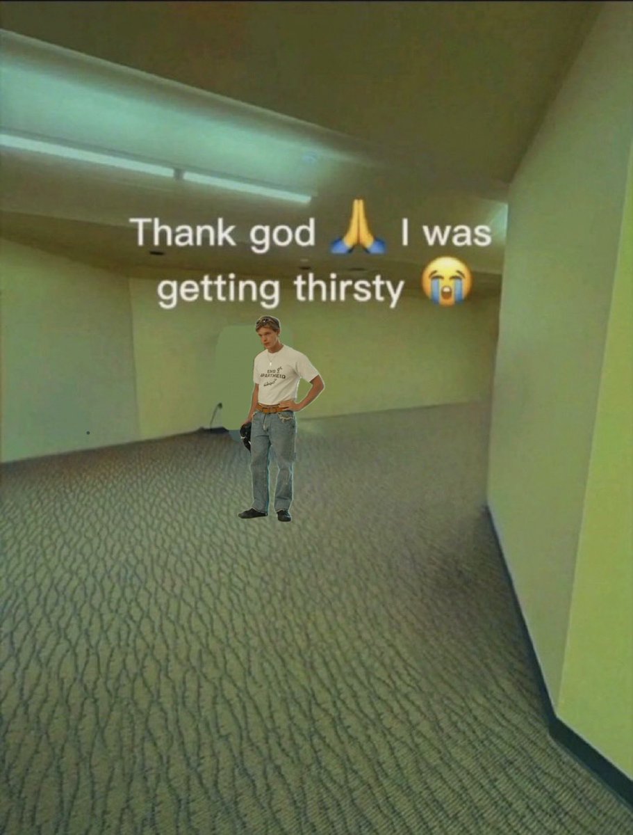 skoopaaa's tweet photo. genuinely me if i found his fine ass in the backrooms https://t.co/hOYmbD0Xx3