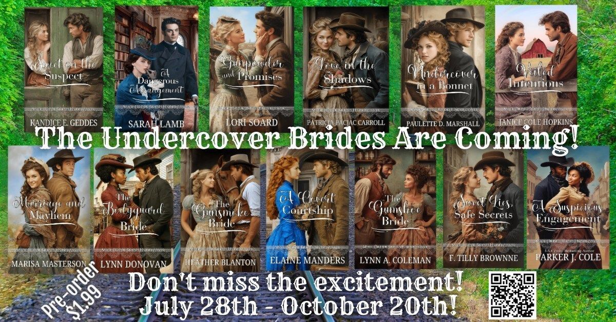 BAboutWriting's tweet photo. They needed overlooked, underestimated, and unsuspected operatives. They needed women. Brides of Liberty Bureau: covert operations infiltrating elite social circles in lawless Western territories. #MailOrderBrides Undercover! Pre-Order! https://t.co/nhqMICrx0C #HistoricalRomance https://t.co/YBRzZPJ8mP