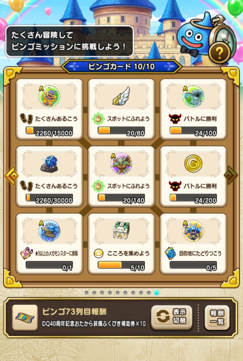 haronekosan's tweet photo. ドラクエウォーク

ほこら今回は20万でフィニッシュでつ
オカルト箱開け
なんか三つづつ開ける良いと流れてきたので実践したらほんとにでたった
20個で6個でたらそごいな
クワバラクワバラ

そしてビンゴは順調に10枚目
日曜日くらいにゃ達成できるかな https://t.co/9JugVMe5ku