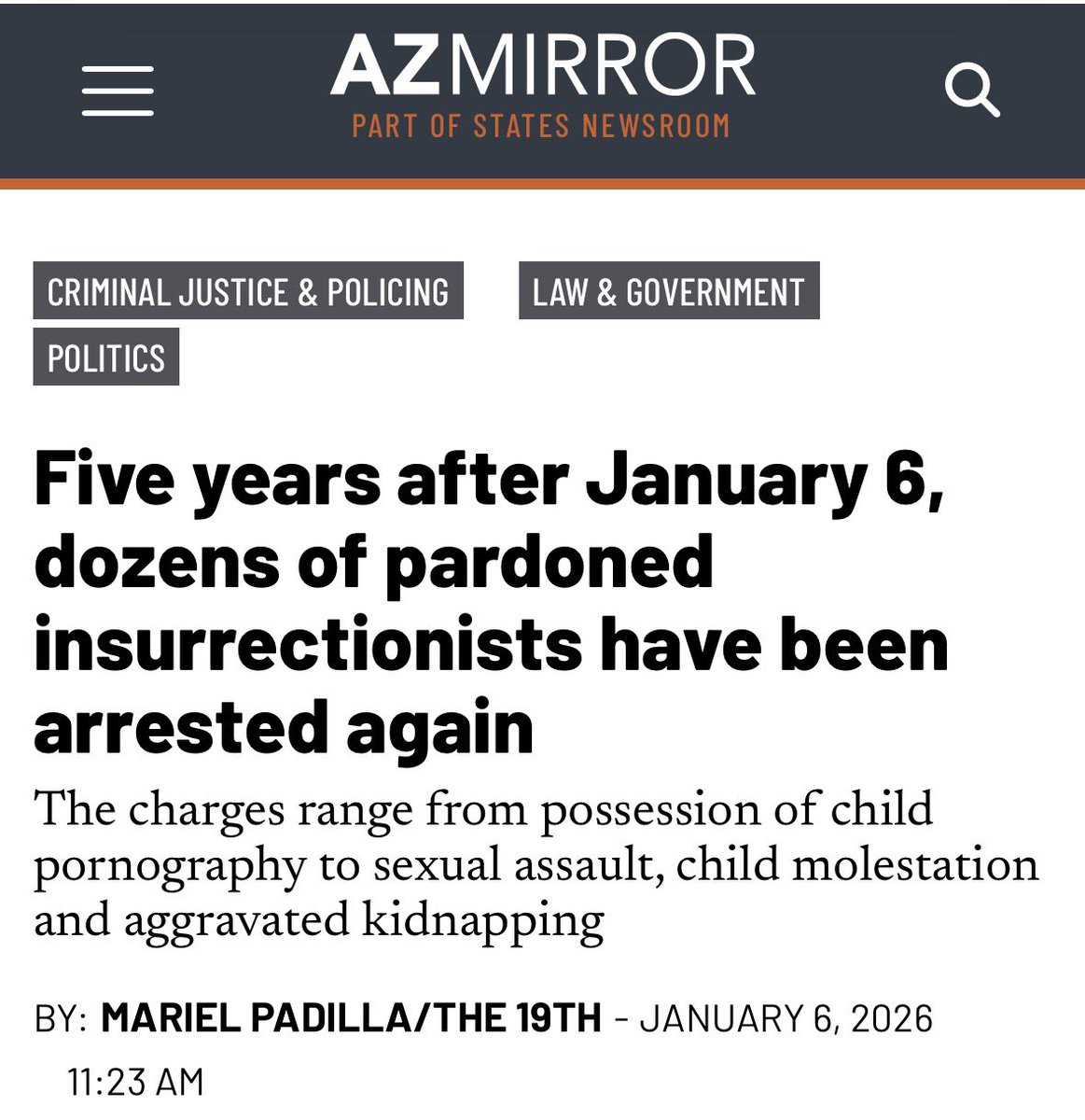 LiberalHegemony's tweet photo. @Battlechicken13 @Kayode4Kayode I didn’t do any of that. But if we’re judging each other by the actions of our fringe, I’m gonna need you to stop molesting kids after trying to overthrow our government. https://t.co/AFe0DzdCfg