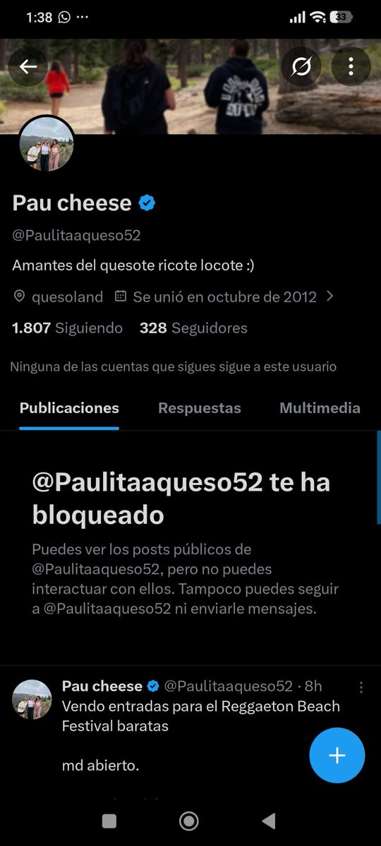 OnePunchClau's tweet photo. No suelo hacer esto, pero no me queda otra. Está persona me vendía la entrada para el concierto de Undertale a 60 y cuando le di el dinero me pedían 10 euros más. Les pedí que me devolvieran el dinero pero no lo han hecho. Su wassap es el mismo. Podeis denunciar las cuentas? https://t.co/in46AR8JGX