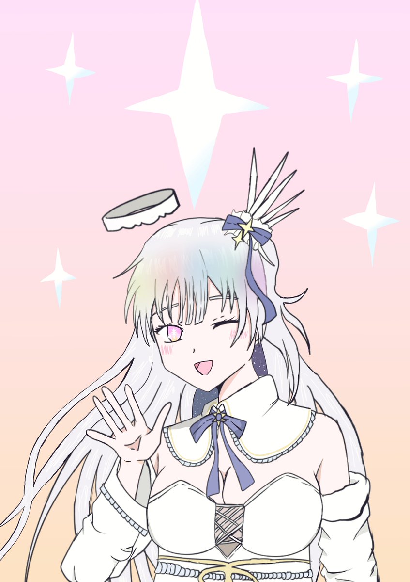digilumi_tksm's tweet photo. でじるみ徳島の利用者さんが描いてくれた Vtuber【天結ひいろ】さんのファンアートです✨

@amayui_hiiro

#天結ひいろ #利用者作品 #ファンアート #Vtuber https://t.co/5aS2YWg4S6