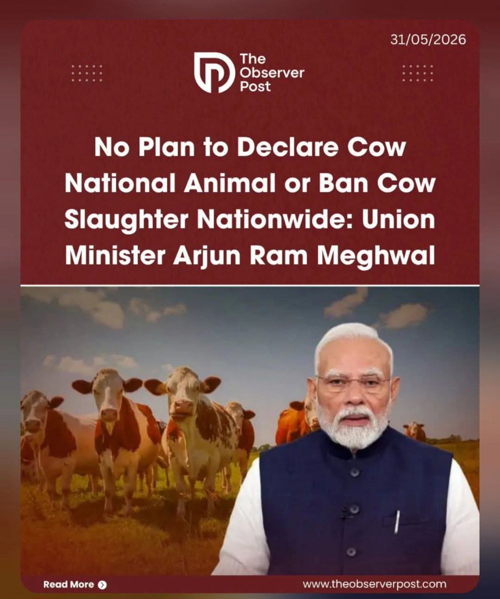 JohnsonVaz6's tweet photo. @BharatS26658388 @AUThackeray @DKShivakumar @sanjaynirupam @mieknathshinde Why not declaring Cow as national animal whk is profiteering https://t.co/ySIJTYZI06
