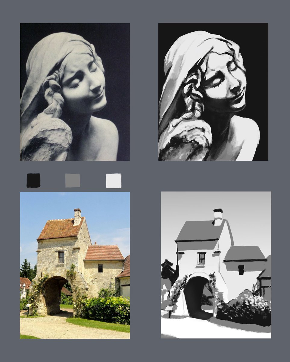 clownhusbandry's tweet photo. 3 value study https://t.co/oMBU3yqr1s