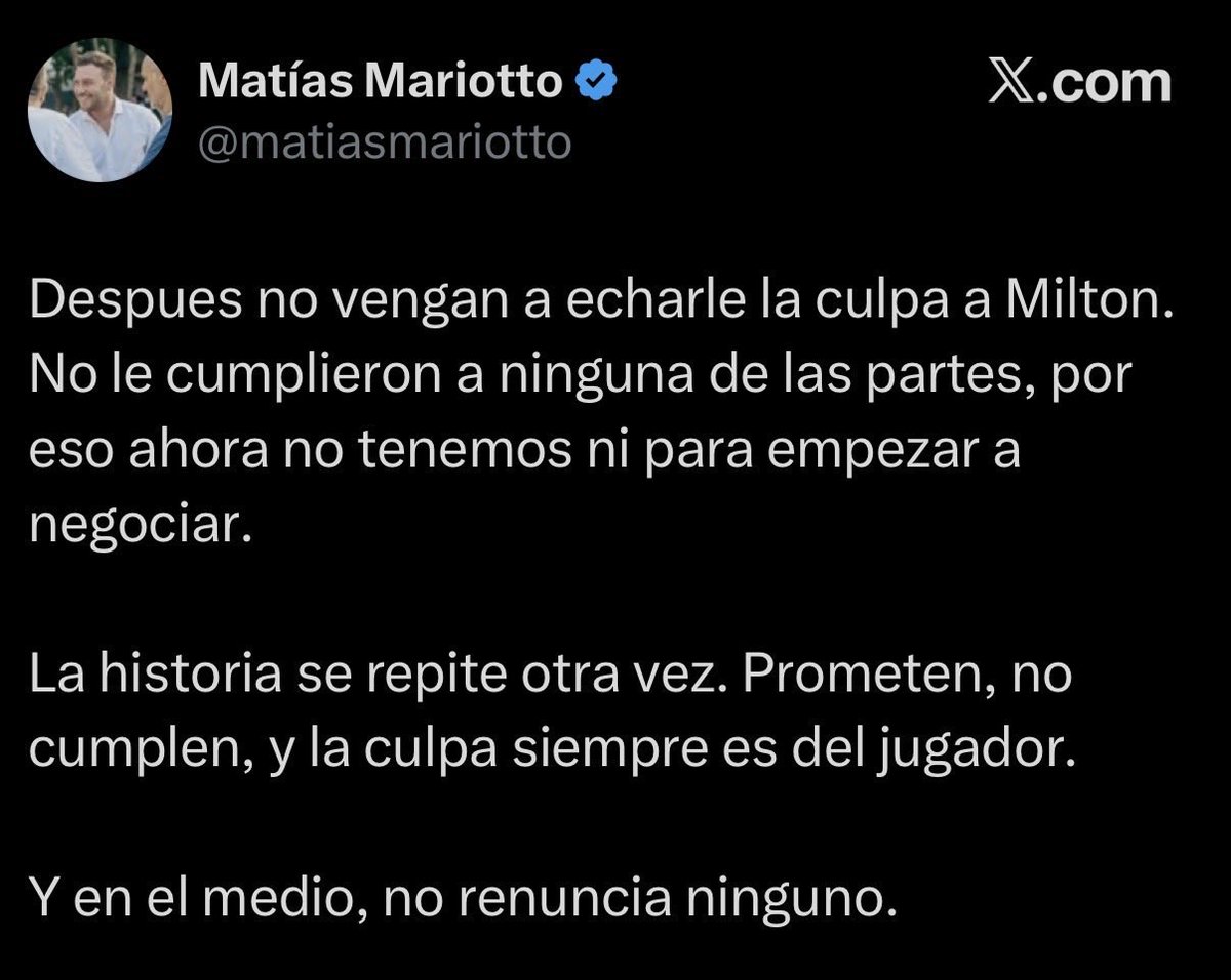 ladomingonetta's tweet photo. Matuuuuu @matiasmariotto puede ser que la historia se repite otra vez? https://t.co/TK0YcNVFJR
