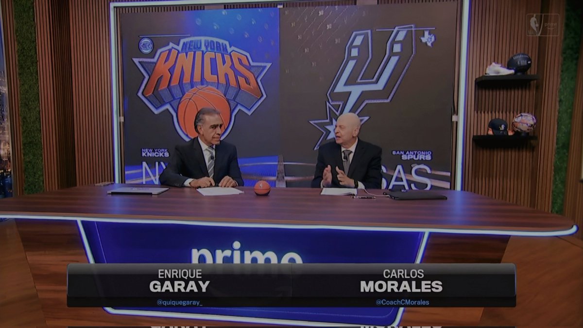 TribunaDeporOK's tweet photo. #NBAEnPrime | En marcha la antesala del Juego 1 de las Finales de la NBA entre Knicks y Spurs.

🎙 @quiquegaray @CoachCMorales @feragarr @loretro1 y @marycarmenlara_ 

📺 En exclusiva por @PrimeVideoLat https://t.co/DHvu598Emv