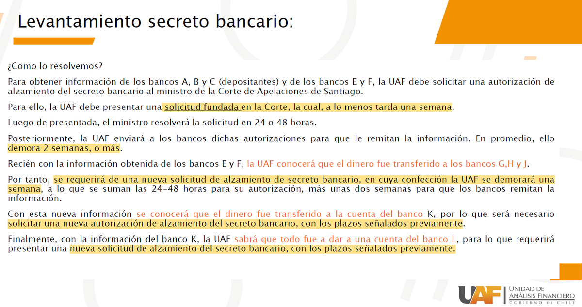 RAlvarQ's tweet photo. 1. Que digan que los narcos no usan bancos es ridículo. Es preocupante el desconocimiento de la realidad. Está lleno de causas por tráfico con alzamientos de secreto bancario que arrojan resultado. Pero, podrían ver qué dice la UAF (2025) sobre el tema, hasta con un ejemplo: https://t.co/1U5eoEs4D4