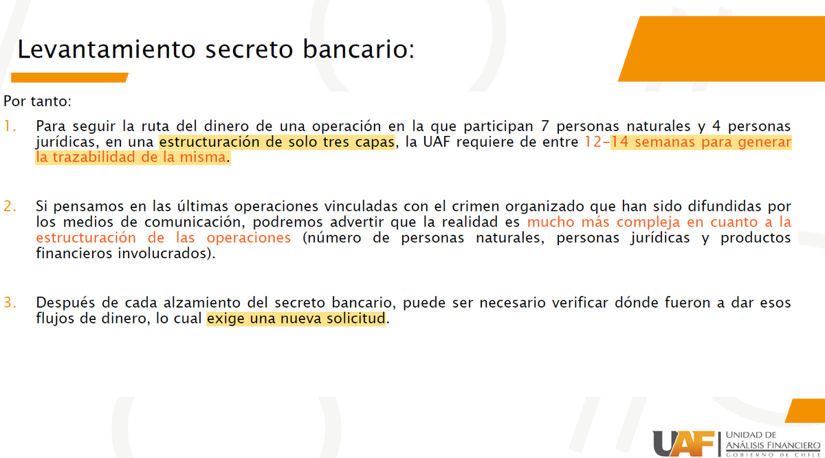 RAlvarQ's tweet photo. 1. Que digan que los narcos no usan bancos es ridículo. Es preocupante el desconocimiento de la realidad. Está lleno de causas por tráfico con alzamientos de secreto bancario que arrojan resultado. Pero, podrían ver qué dice la UAF (2025) sobre el tema, hasta con un ejemplo: https://t.co/1U5eoEs4D4