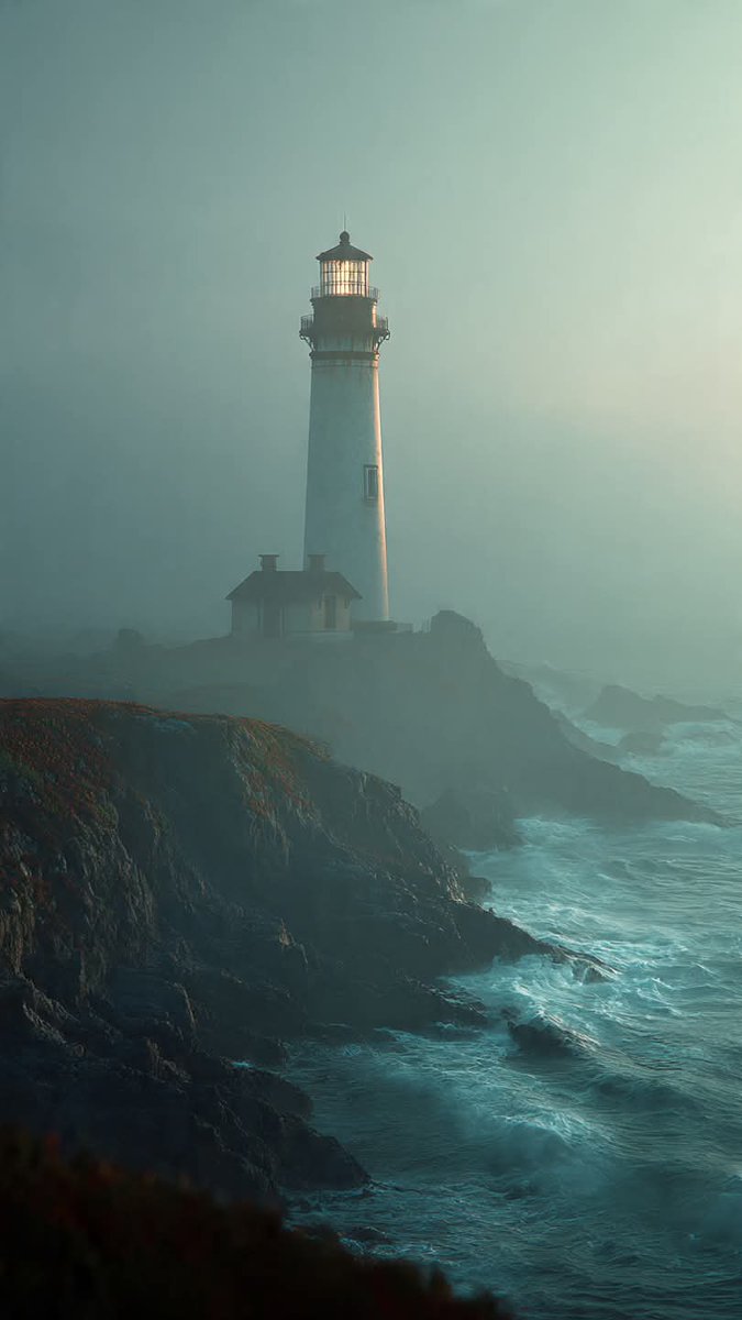 Puffin_12345's tweet photo. Faroe Island or Shetland island not sure but incredible beautiful light house 🌊🐬 https://t.co/Xij3ChGThZ
