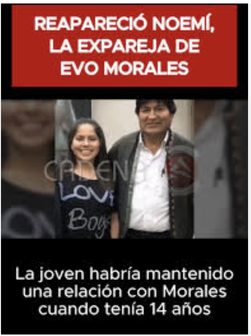 parecarmen2024's tweet photo. Yo denuncio a @NadiaCruzTarifa porque no defendió a Noemy de su pedófilo jefe @evoespueblo !!! Proceso penal ya!!!!!! @CIDH @TaniaReneaum @JoseLCaballero https://t.co/iOfgOGJf6g