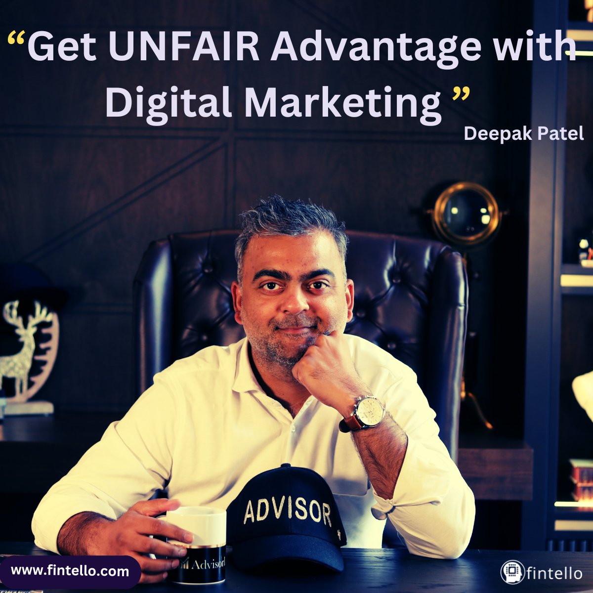 AdvisorLearn's tweet photo. Social Media Marketing &amp; Digital Marketing, if done right, can give you an 'unfair' advantage.

Unfortunately, most advisors don't know or even desire to take this advantage. https://t.co/lAy0JtqMzF